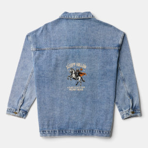 Headless Horseman Sleepy Hollow Halloween T-Shirt Denim Jacket