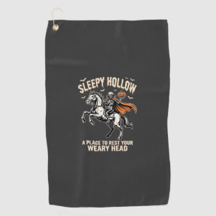 Headless Horseman Sleepy Hollow Halloween T-Shirt Golf Towel