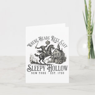 Headless Horseman Sleepy Hollow Jack O Lantern Hal Card