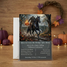 Headless Horseman Sleepy Hollow Midnight Halloween