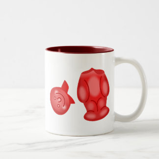 Headless Jelly Baby Two-Tone Coffee Mug