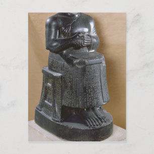 Headless statue of Prince Gudea  as an Postcard