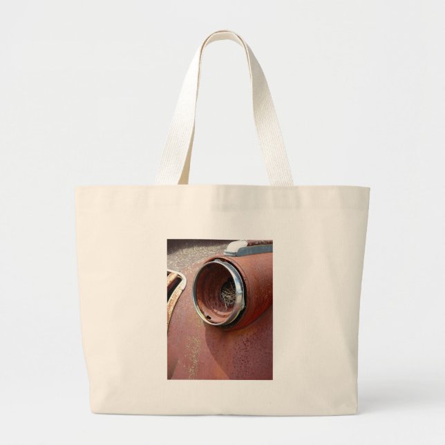 Headlight Nest Large Tote Bag (Front)