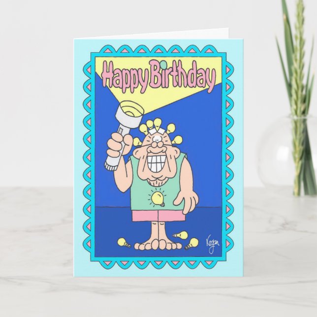 HEADLIGHTS Birthday Card (Front)