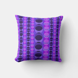 Headlights Retro Polka Dot Stripes Cushion