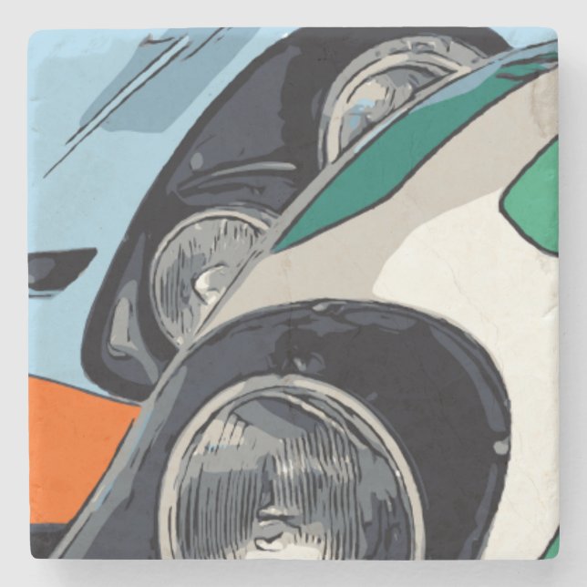 HEADLIGHTS STONE COASTER (Front)