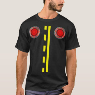 Headlights With Road Markings Funny Halloween Cost T-Shirt