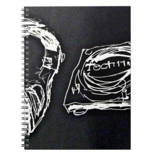 Headphone and DJ Turntable MK2 Notebook