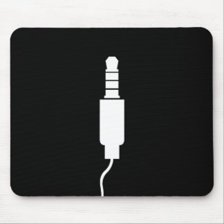 Headphone Jack Pictogram Mousepad