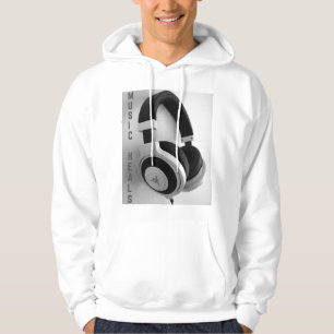 Headphone Men's Long Sleeve Hoodie