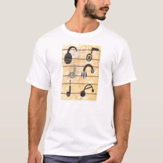 Headphone Musical Men's T-shirt