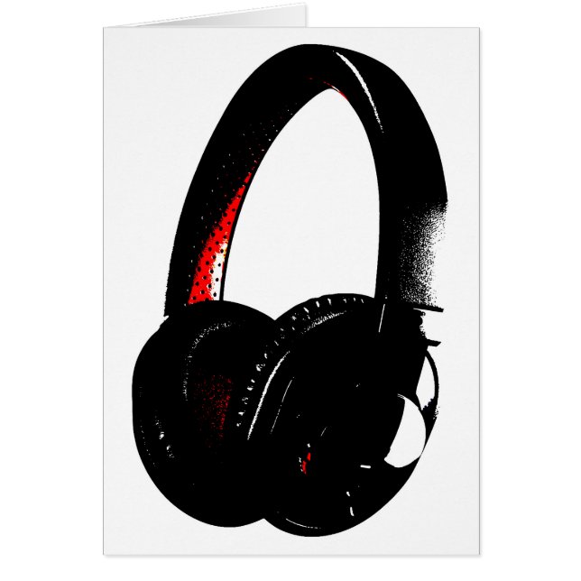 Headphone Pop Art Head Phone (Front)