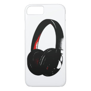 Headphone Pop Art Head Phone iPhone 8/7 Case