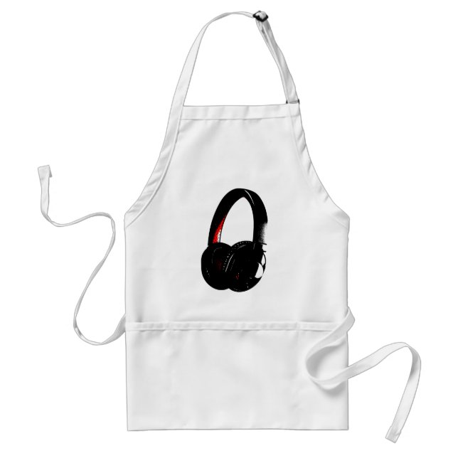 Headphone Pop Art Head Phone Standard Apron (Front)