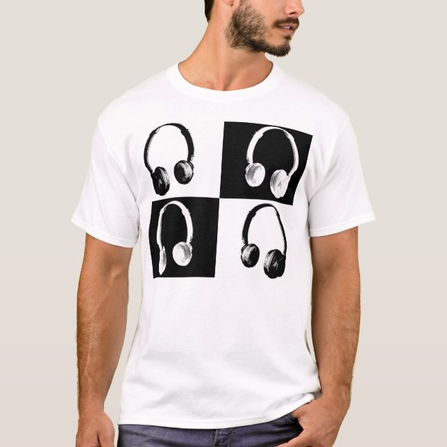 Headphone Style T-Shirt (Front)