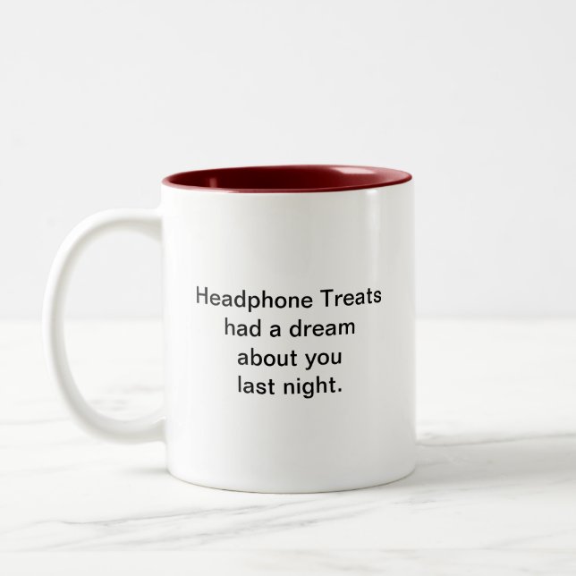 Headphone Treats had a dream... Mug (Left)