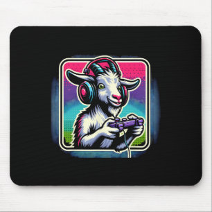 Headphone Video Game Goat Gaming Mouse Mat