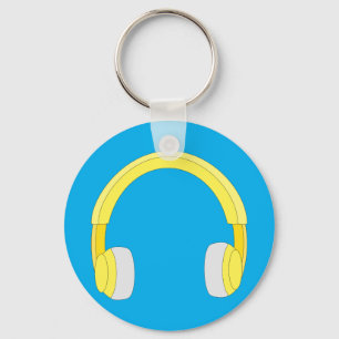Headphones Key Ring
