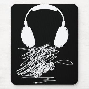 Headphones Mouse Mat