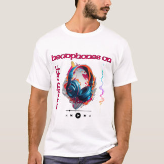 Headphones On, World Off - Music T-Shirt