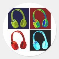 Headphones Pop Art