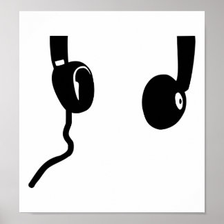 Headphones Poster