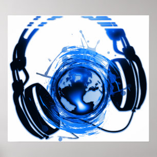 Headphones Poster