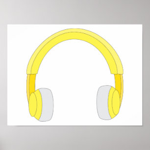 Headphones Poster