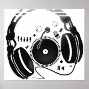 Headphones Poster