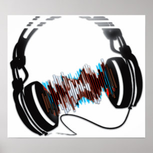 Headphones Poster