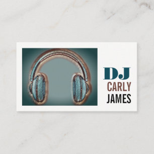 Headphones, Professional DJ Business Card