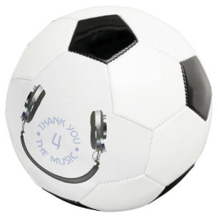 Headphones Smiling Football