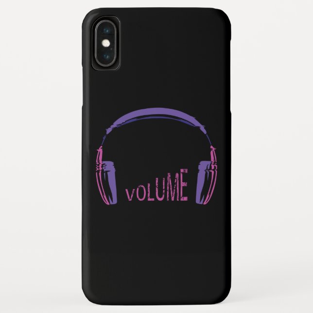Headphones Volume up Case-Mate iPhone Case (Back)