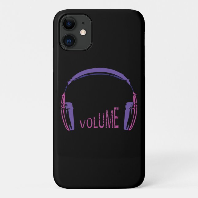 Headphones Volume up Case-Mate iPhone Case (Back)