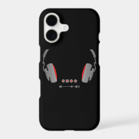 Headphones with media volume control buttons