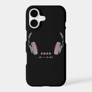 Headphones with media volume control buttons