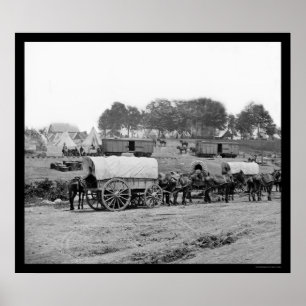 Headquarters of General McClellan 1862 Poster