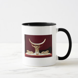 Headrest with Shu, the Egyptian God of the Air Mug