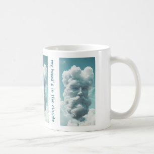 Head's In The Clouds Funny Mug