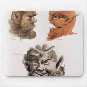 Heads of Evil Demons Mouse Mat