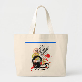 headset large tote bag