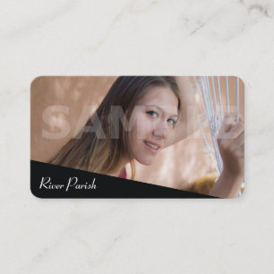 Headshot Actor Model or Poet Tree Business Cards