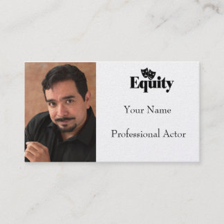 Headshot Business Card for AEA Actor