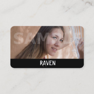 Headshot Business Cards - Actor Headshot Card