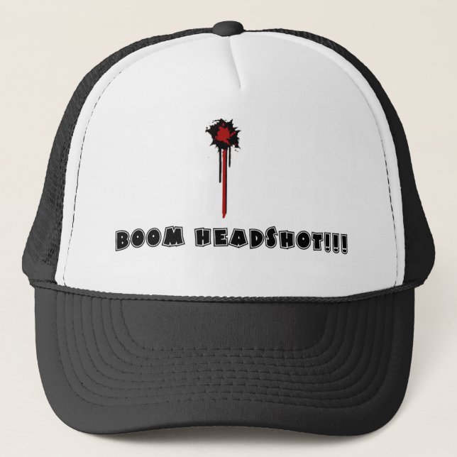 Headshot Trucker Hat (Front)