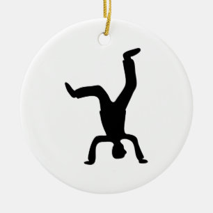 Headstand Ceramic Tree Decoration