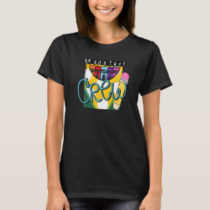 Headstart Crew Crayons Early Childhood Back To Sch T-Shirt