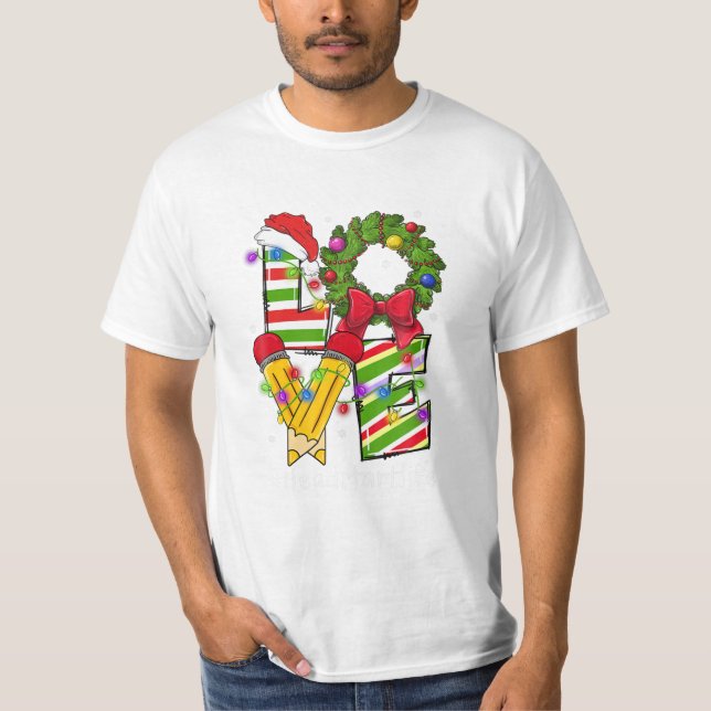 Headstart Life Santa Hat Teacher T-Shirt (Front)