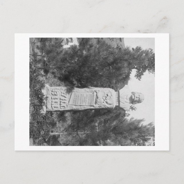 Headstone of Wild Bill Hickock's Grave Photograp Postcard (Front)