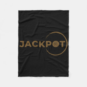 Heady Shake Jackpot Skateboarding White Skate Tee Fleece Blanket